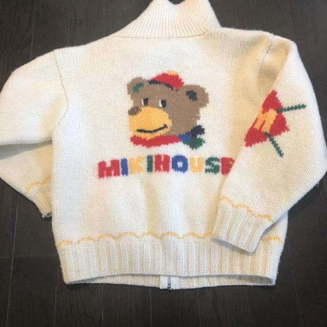 mikihouse(ミキハウス)のミキハウス カーディガン キッズ/ベビー/マタニティのキッズ服男の子用(90cm~)(カーディガン)の商品写真