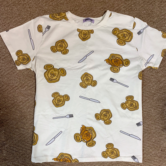 Disney(ディズニー)のミッキーワッフル Tシャツ イヤーハット セット レディースのトップス(Tシャツ(半袖/袖なし))の商品写真
