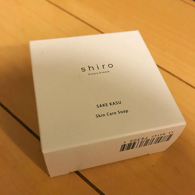 shiro(シロ)のshiro 酒かす石けん 新品未使用 コスメ/美容のボディケア(ボディソープ/石鹸)の商品写真