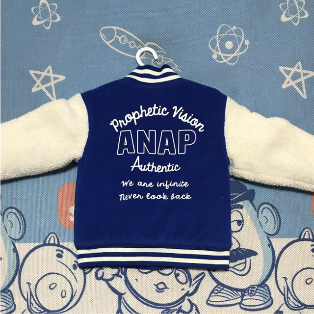 ANAP Kids(アナップキッズ)のスタジャン♡アウター キッズ/ベビー/マタニティのキッズ服男の子用(90cm~)(ジャケット/上着)の商品写真