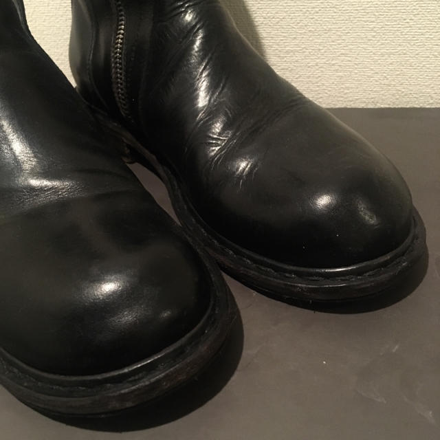 Rick Owens(リックオウエンス)のRICK OWENS SIDE ZIP BOOTS メンズの靴/シューズ(ブーツ)の商品写真