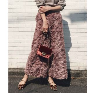 アメリヴィンテージ(Ameri VINTAGE)の今月処分　ameri　SHAGGY WIDE PANTS(カジュアルパンツ)