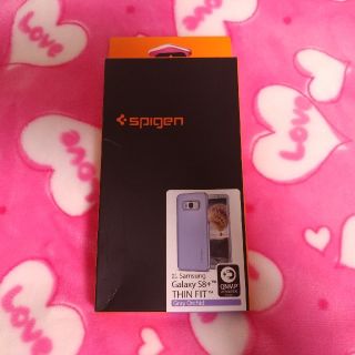 シュピゲン(Spigen)のGalaxy s8+(ギャラクシ S8 プラス)用 スリームケース(Androidケース)