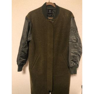 ダブルクローゼット(w closet)のw closet  袖切替MA-1 コート(ロングコート)