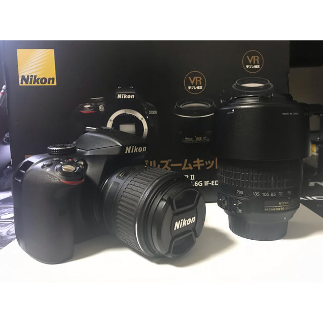 Nikon d3300 ダブルズームキット