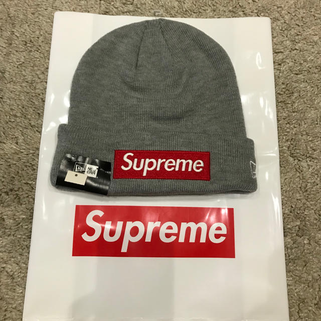 新品 15AW Supreme New Era Box Logo Beanie