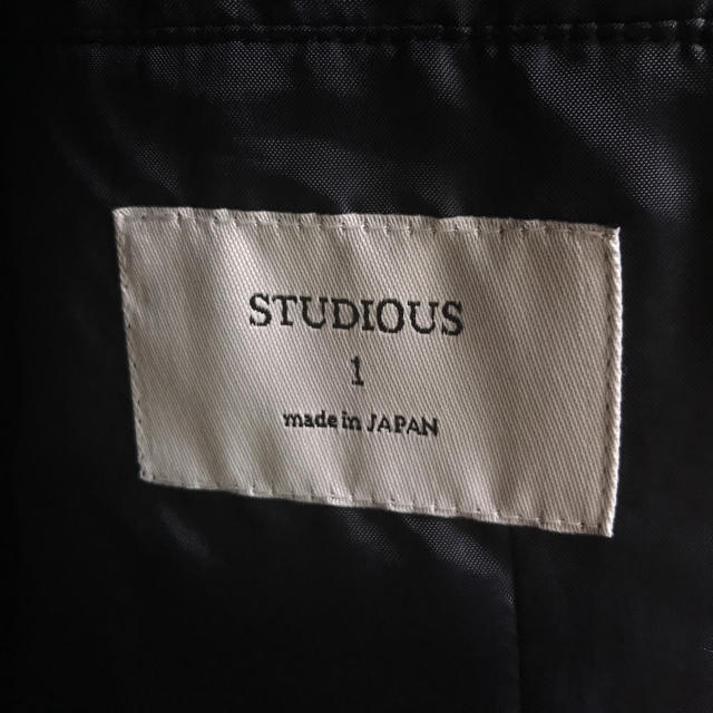 STUDIOUS(ステュディオス)のSTUDIOUS VISCOSE チェスターコート メンズのジャケット/アウター(チェスターコート)の商品写真