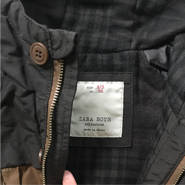 ZARA KIDS(ザラキッズ)のぱん様専用です ザラ  zara ジャンバー モッズコート  キッズ/ベビー/マタニティのキッズ服男の子用(90cm~)(ジャケット/上着)の商品写真