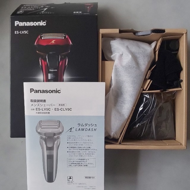 Panasonic メンズシェバー ES-LV5C-R(レッド）