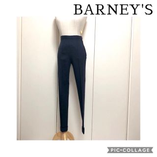 バーニーズニューヨーク(BARNEYS NEW YORK)のBARNEY'S NEW YORK 黒スリムパンツ38(カジュアルパンツ)