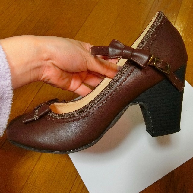 Innocent World(イノセントワールド)のイノセントワールドのブレードリボンシューズ レディースの靴/シューズ(ハイヒール/パンプス)の商品写真