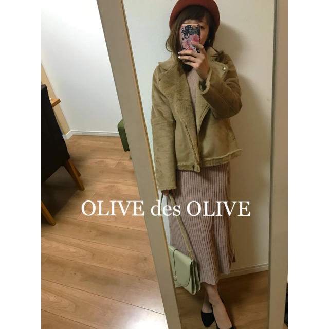 OLIVEdesOLIVE ☆OLIVE des OLIVE☆オリーブデオリーブ フェイクムートンコート の通販 by Hiro's shop｜ オリーブデオリーブならラクマ