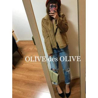 オリーブデオリーブ(OLIVEdesOLIVE)の☆OLIVE des OLIVE☆オリーブデオリーブ  フェイクムートンコート (ムートンコート)