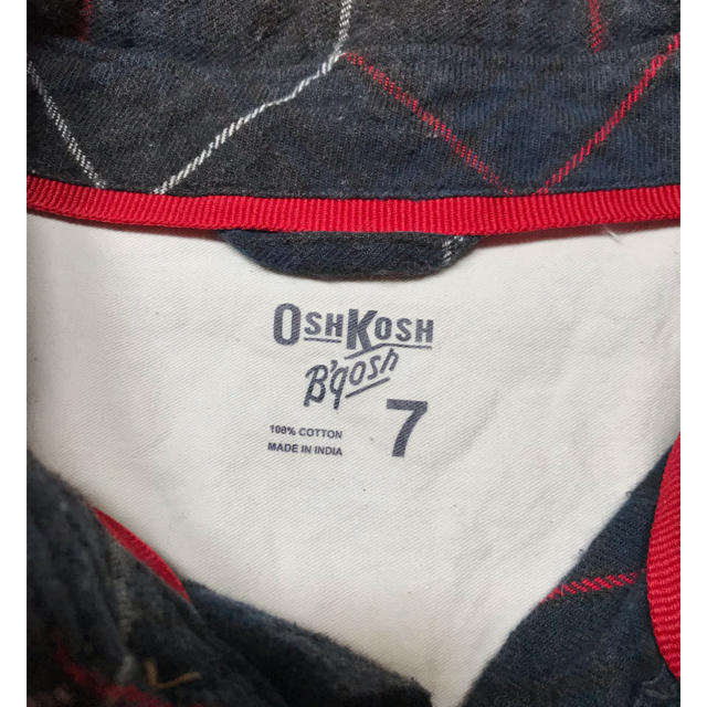 OshKosh(オシュコシュ)のチェックシャツ  boys  オシュコシュ USサイズ7 120-130 キッズ/ベビー/マタニティのキッズ服男の子用(90cm~)(ブラウス)の商品写真