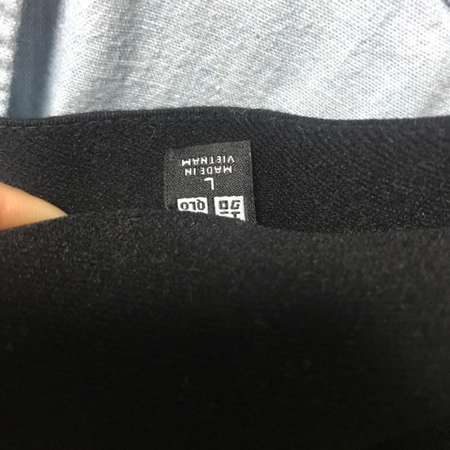 UNIQLO(ユニクロ)のユニクロ ポンチペンシルスカート 黒 レディースのスカート(ひざ丈スカート)の商品写真