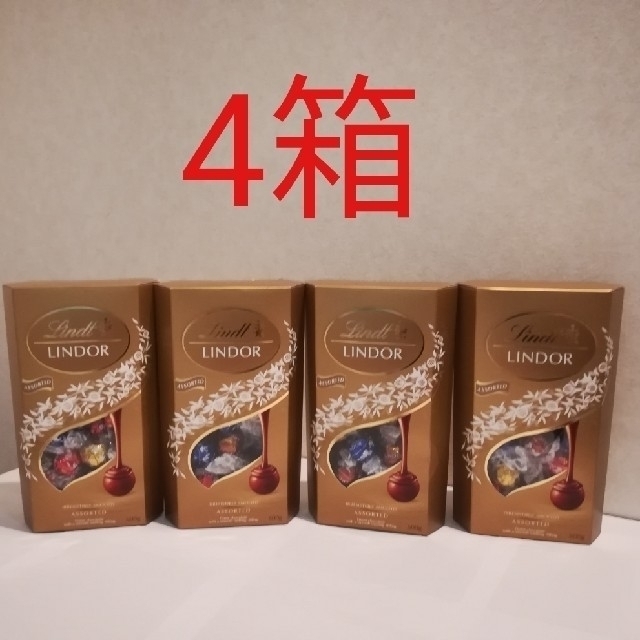 Lindt(リンツ)の8. リンツ チョコレート 4箱 食品/飲料/酒の食品(菓子/デザート)の商品写真