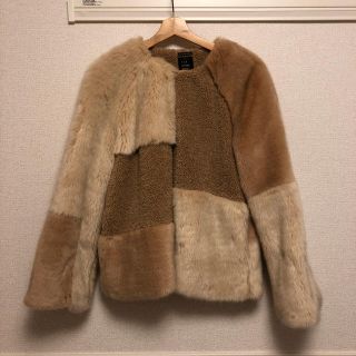 ザラ(ZARA)のZARA ファーコート(毛皮/ファーコート)