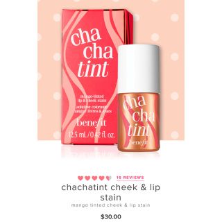 ベネフィット(Benefit)の日本未上陸 Benefit  chachatint(口紅)