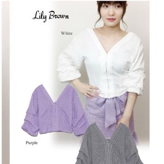 リリーブラウン(Lily Brown)のy様専用 リリーブラウン  ボリュームスリーブトップス(カットソー(長袖/七分))