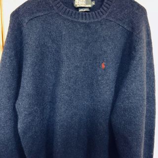 ポロラルフローレン(POLO RALPH LAUREN)のラルフローレン ニットセーター  ブルー➕グレー(ニット/セーター)