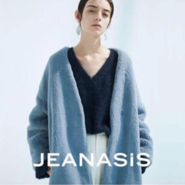 JEANASISボリュームファーコート