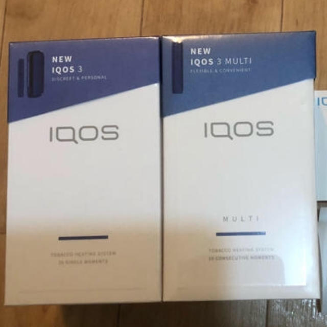 メンズIQOS3  IQOSMULTI 新型アイコス セット BLUE ブルー 別売可