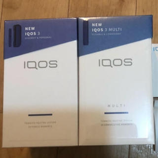 アイコス(IQOS)のIQOS3  IQOSMULTI 新型アイコス セット BLUE ブルー 別売可(タバコグッズ)