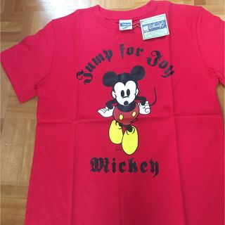 ディズニー(Disney)の═新品・未使用═ディズニー☆ミッキー☆半袖Tシャツ レッド(Tシャツ(半袖/袖なし))