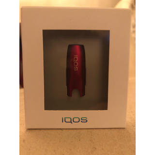 アイコス(IQOS)のIQOS 赤 キャップ(タバコグッズ)