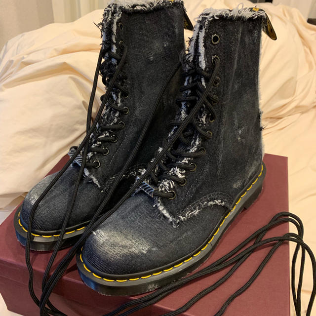 Dr.Martens bleach-denim bootsの通販 