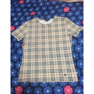 バーバリー(BURBERRY)のBurberry  定番 Ｔシャツ   ベージュ(Tシャツ(半袖/袖なし))