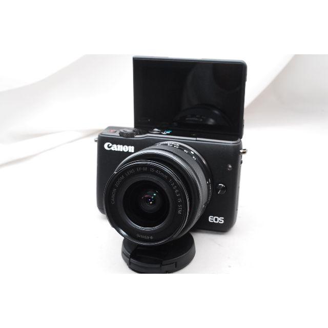 Canon - ♡WiFi&自撮り♡Canon EOS M10 レンズキットブラック