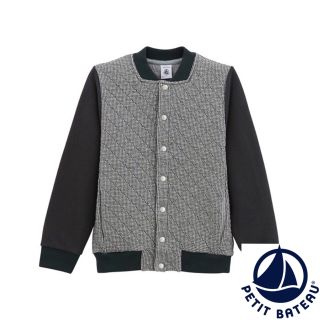 プチバトー(PETIT BATEAU)の【新品】プチバトー 4ans 千鳥格子ブルゾン(ジャケット/上着)