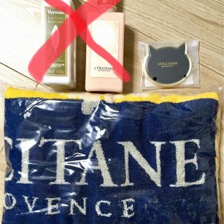 ロクシタン(L'OCCITANE)の【新品・未使用】ロクシタン バスタオル&ミラー(その他)