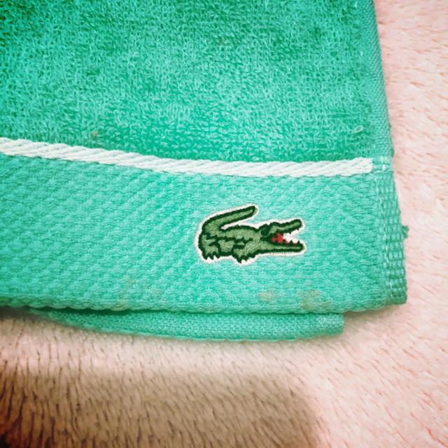 LACOSTE(ラコステ)のラコステ ハンドタオル メンズのファッション小物(ハンカチ/ポケットチーフ)の商品写真