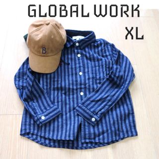 グローバルワーク(GLOBAL WORK)の【専用】global work  XL ストライプ シャツ (ブラウス)