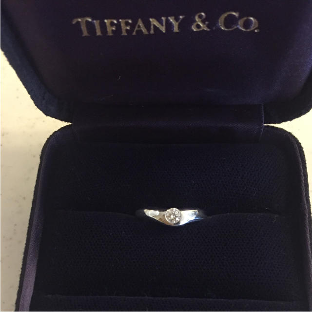 Tiffany & Co. - あんのん ティファニー ダイヤモンド プラチナリング
