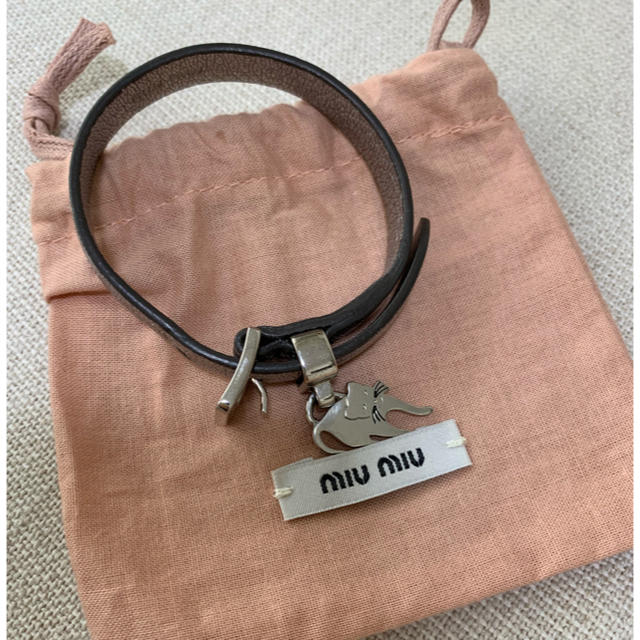 miu miu♡猫ブレスレット