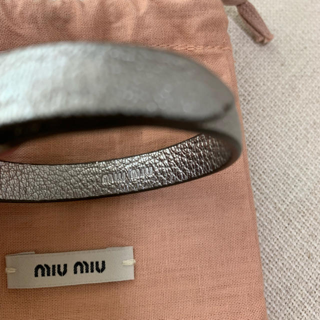 miu miu♡猫ブレスレット