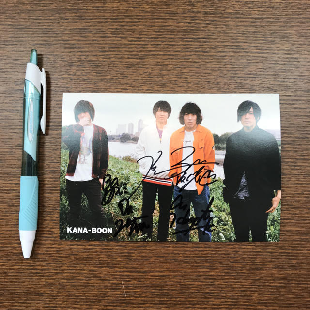 KANA-BOON 直筆サイン エンタメ/ホビーのタレントグッズ(ミュージシャン)の商品写真