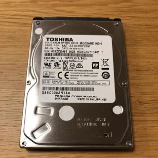 トウシバ(東芝)のTOSHIBA 2.5インチ SSHD 1TB MQ02ABD100H(PCパーツ)