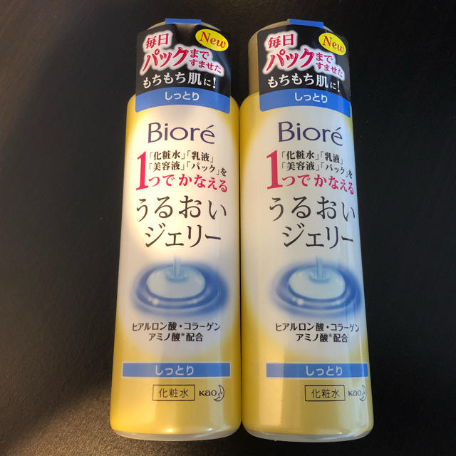 【送料込み 新品】ビオレ  うるおいジェリー  しっとり4本セット コスメ/美容のスキンケア/基礎化粧品(化粧水/ローション)の商品写真