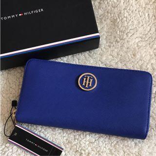 トミーヒルフィガー(TOMMY HILFIGER)のまっつ様専用 トミーヒルフィガー長財布 ブルー(財布)