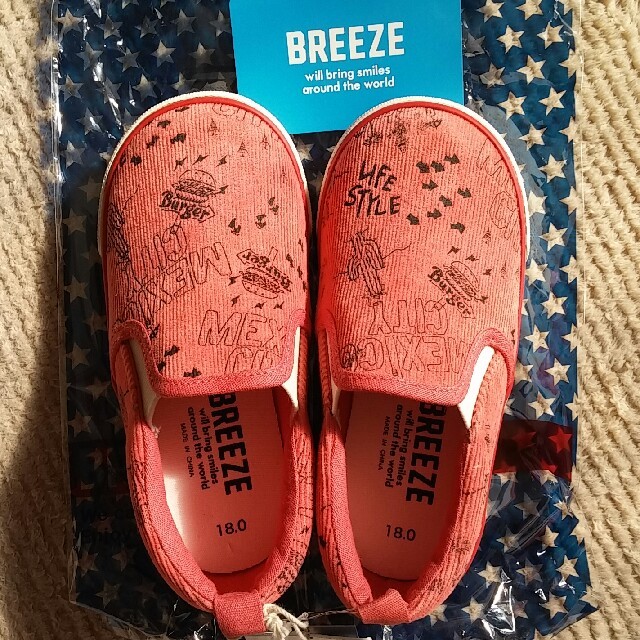 BREEZE(ブリーズ)のcherie様11月11日までお取り置き キッズ/ベビー/マタニティのキッズ靴/シューズ(15cm~)(スニーカー)の商品写真