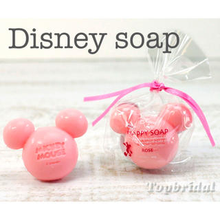 ディズニー(Disney)の新品 ミッキー SOAP 石鹸 ソープ ディズニー Disney ピンク (ボディソープ/石鹸)