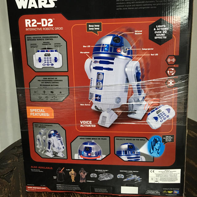 【クリスマスに！】シンクウェイトイズ スマートロボット スターウォーズR2D2 エンタメ/ホビーのおもちゃ/ぬいぐるみ(ホビーラジコン)の商品写真