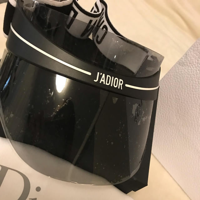 Dior(ディオール)のDIOR サンバイザー 新品 ブラック レディースの帽子(その他)の商品写真