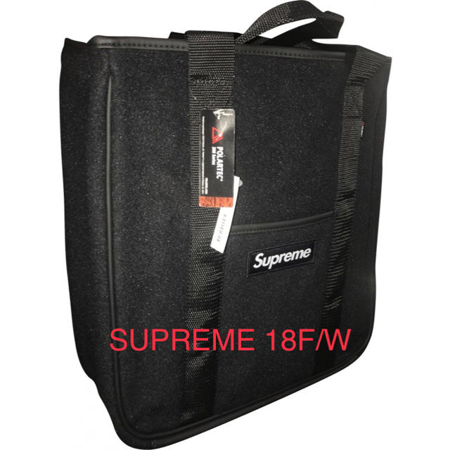 Supreme Polartec tote Black