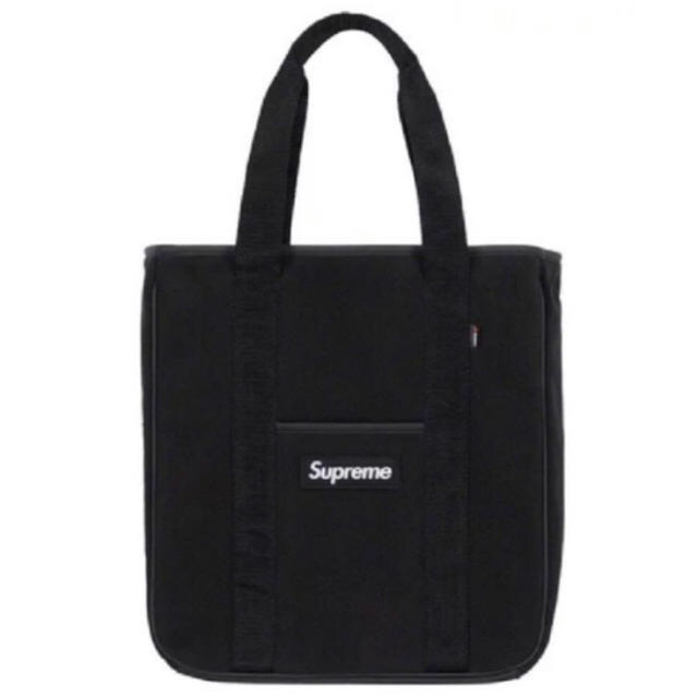 Supreme Polartec tote Blackバッグ