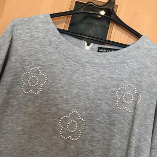 マリークワント(MARY QUANT)の♡美品マリークワント チュニックワンピース  ネイビー 38(ひざ丈ワンピース)